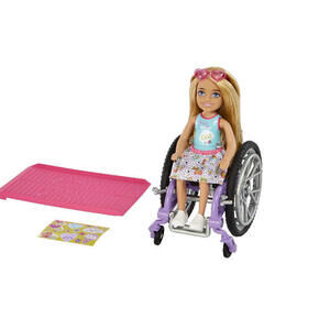 Barbie Chelsea Doll in Wheelchair with Accessories